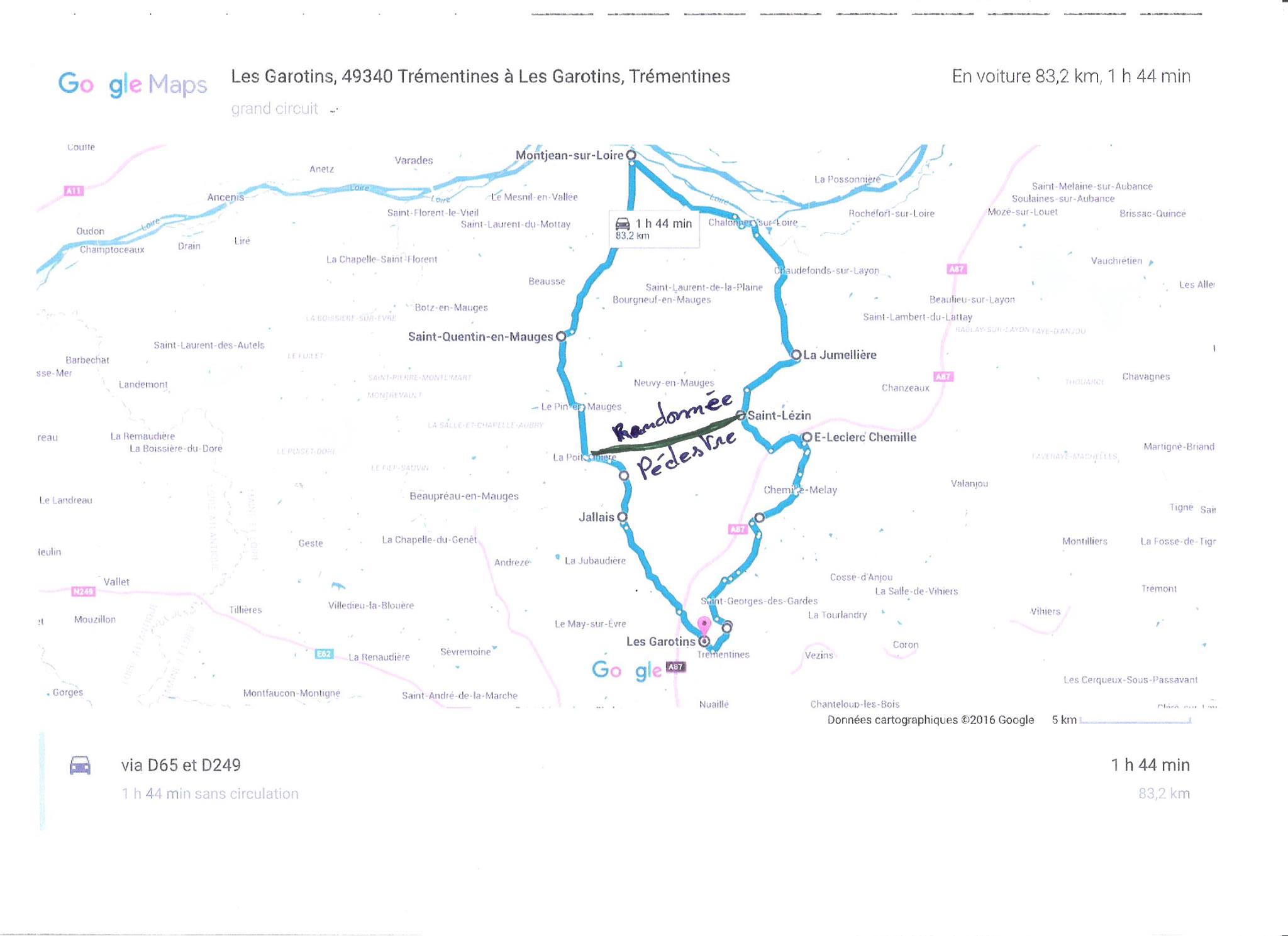 Grand parcours 2016